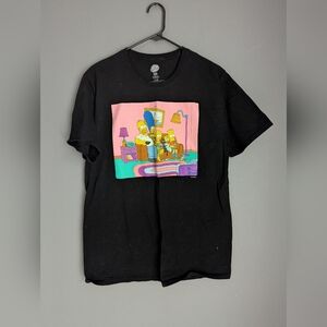 Black The Simpsons Graphic Tee - Unbranded